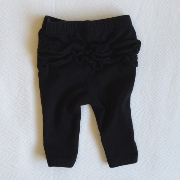 mixed brands floral peasant blouse & leggings outfit set 3 months baby girl - Picture 6 of 7